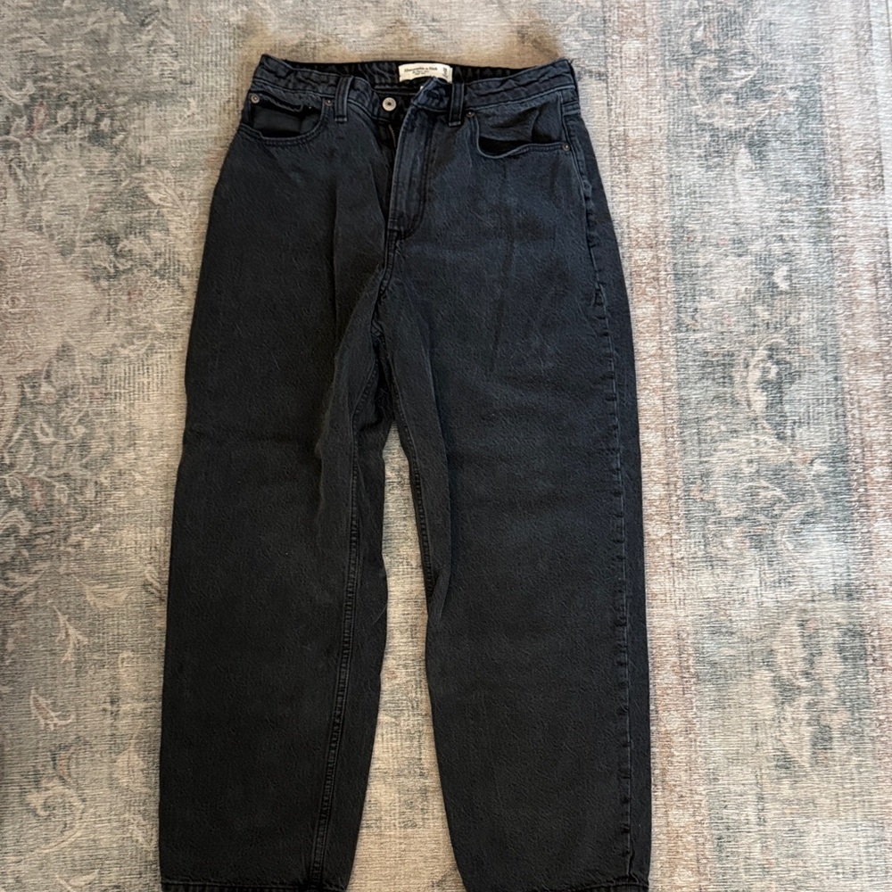 Abercrombie & Fitch women black jeans